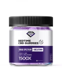 Alternative view of Diamond CBD - Broad Spectrum + Melatonin - Bedtime CBD Gummies - 1500X