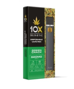 Green Crack Vape Pen - Delta 8 THC - Disposable - 10X - 920mg - Image 4