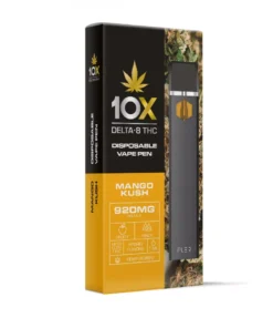 Mango Kush Vape Delta 8 THC - Disposable - 10X - 920mg - Image 3