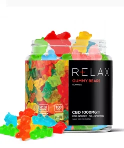 Relax Gummies - CBD Full Spectrum Gummy Bears - 1000mg