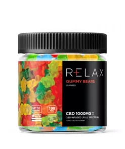 Alternative view of Relax Gummies - CBD Full Spectrum Gummy Bears - 1000mg