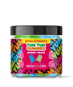 Alternative view of Yum Yum Gummies - CBD Full Spectrum Extra Strength Gummy Bears - 3500MG